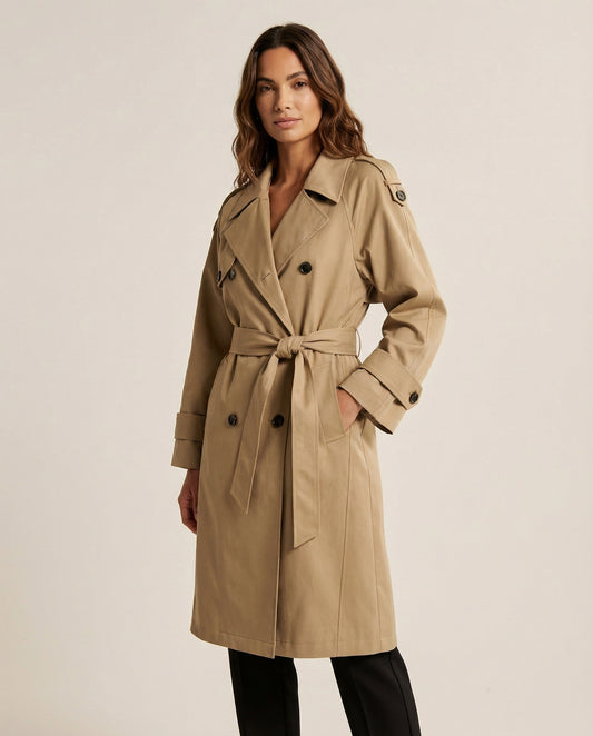 Women's Oversized Long Trench Coat